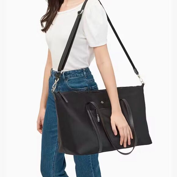 Kate Spade Black Jae Weekender Travel Bag - Picture 4 of 12
